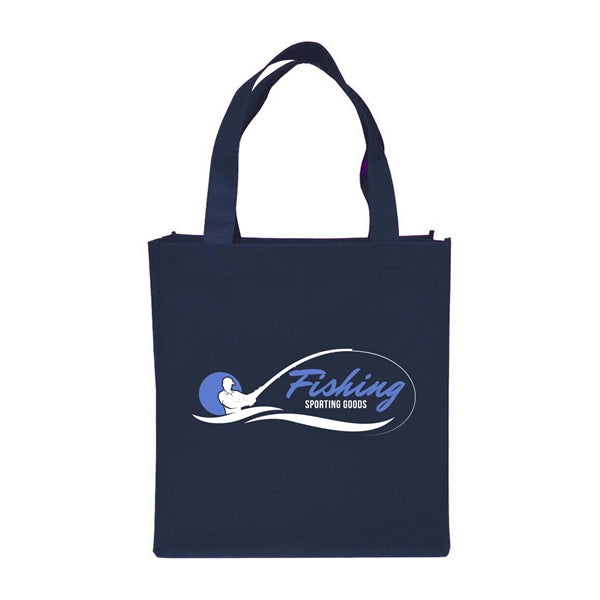 Clipper Non-Woven Grocery Tote Bag (2 Color Imprint)