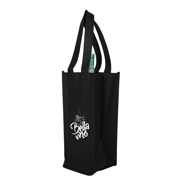 Hospitality Non-Woven Wine Bag (1 Color Imprint)