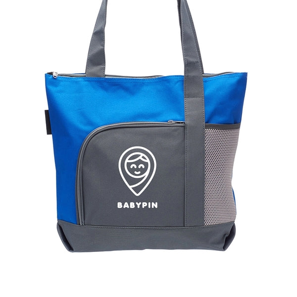 Pioneer Two-Tone Tote Bag (1 Color Imprint)