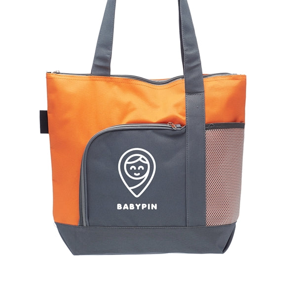Pioneer Two-Tone Tote Bag (1 Color Imprint)