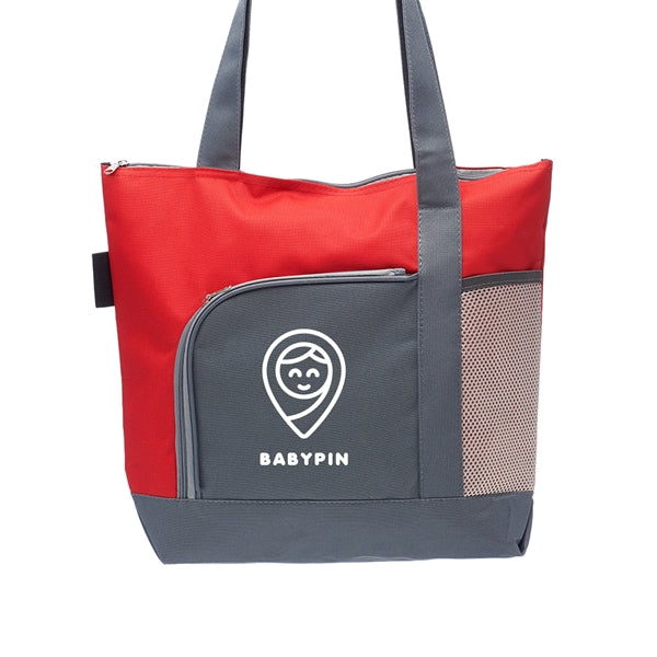 Pioneer Two-Tone Tote Bag (1 Color Imprint)