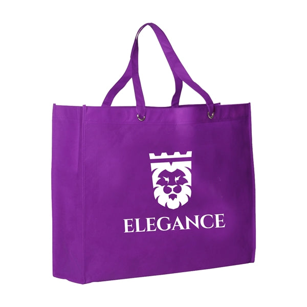 Shopper Non-Woven Tote Bag (1 Color Imprint)