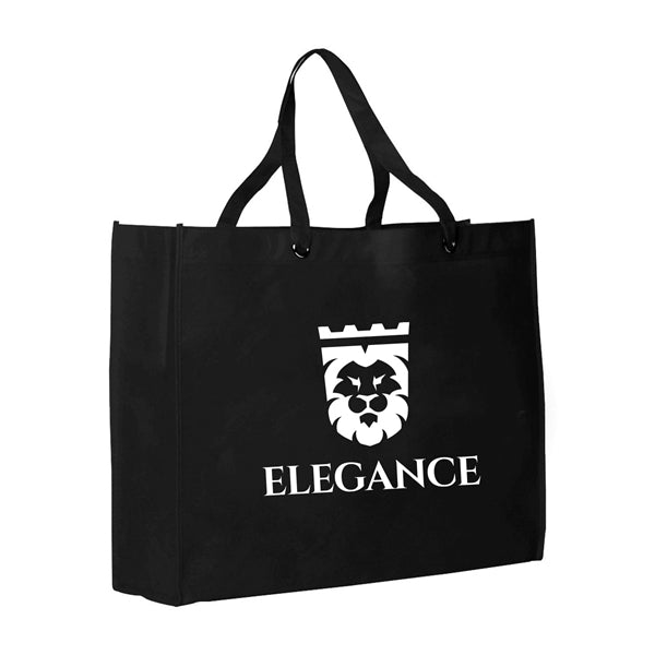 Shopper Non-Woven Tote Bag (1 Color Imprint)