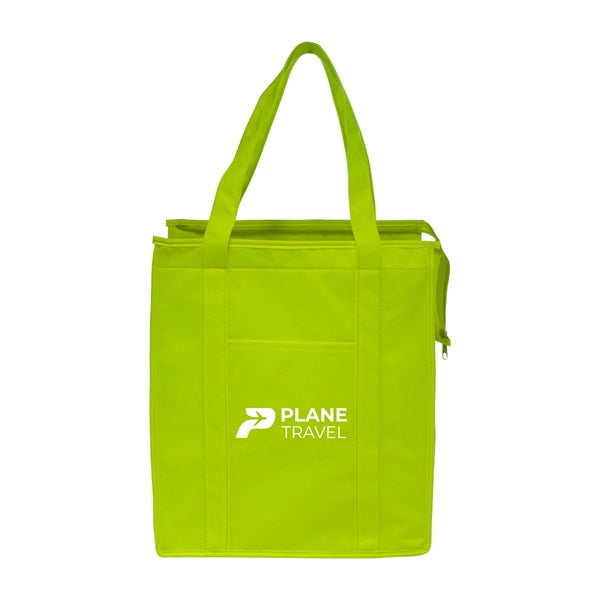Stay Cool Non-Woven Insulated Tote Bag (1 Color Imprint)