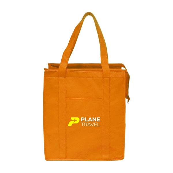 Stay Cool Non-Woven Insulated Tote Bag (2 Color Imprint)