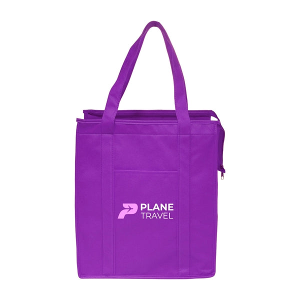 Stay Cool Non-Woven Insulated Tote Bag (2 Color Imprint)