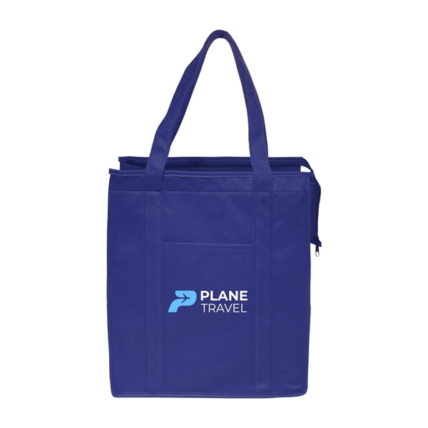 Stay Cool Non-Woven Insulated Tote Bag (2 Color Imprint)
