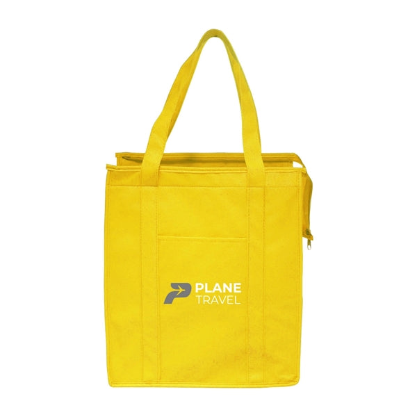 Stay Cool Non-Woven Insulated Tote Bag (2 Color Imprint)