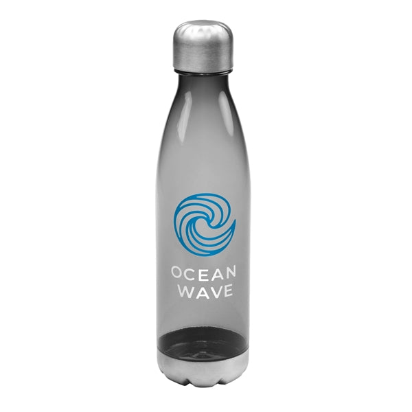 25 oz. Amphora Plastic Water Bottle (2 Color Imprint)