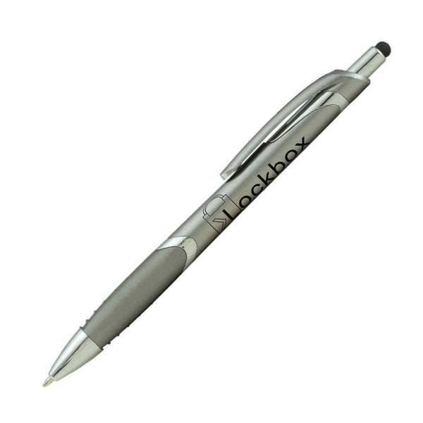 Spectrum Metallic with Stylus Plastic Pen (1 Color Imprint)