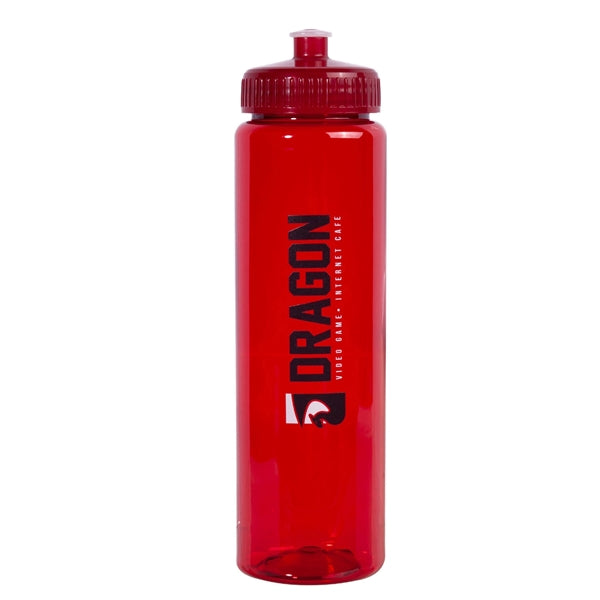 32 oz. Color Gloss Water Bottle (2 Color Imprint)