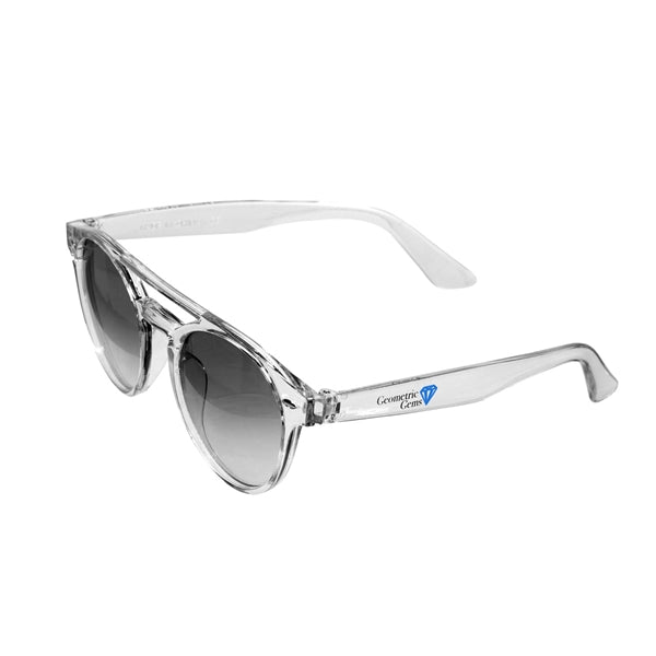Aurora Round Sunglasses (2 Color Imprint)