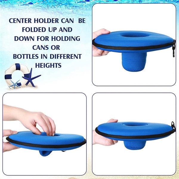 Floating Pool Drink Holder With Lanyard