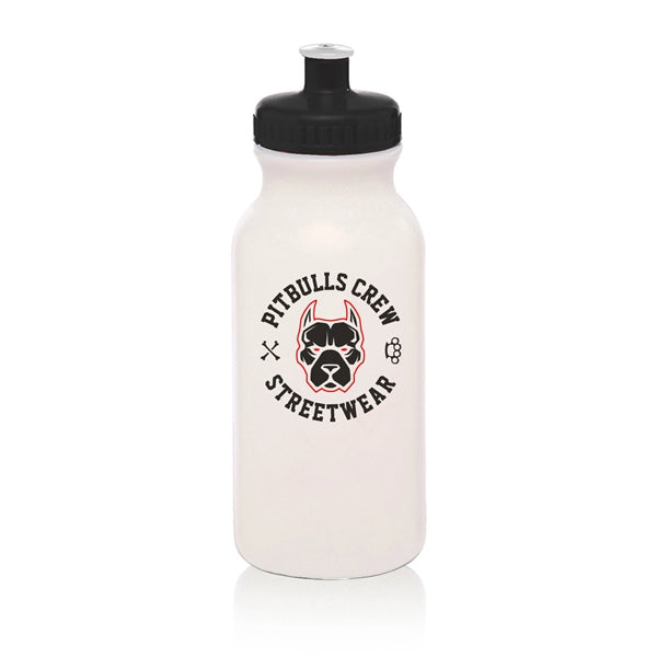 20 oz. Spirit Sports Water Bottle (2 Color Imprint)