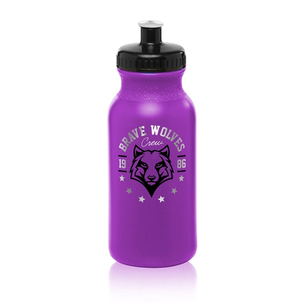 20 oz. Spirit Sports Water Bottle (2 Color Imprint)
