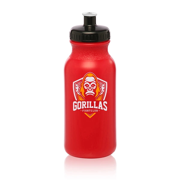 20 oz. Spirit Sports Water Bottle (2 Color Imprint)