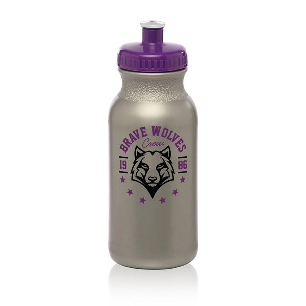 20 oz. Spirit Sports Water Bottle (2 Color Imprint)