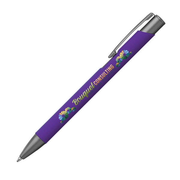 Atherton Softy Metal Pen (Full Color Imprint)