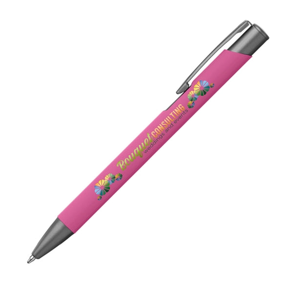 Atherton Softy Metal Pen (Full Color Imprint)