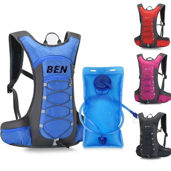 Hydration Backpack With 2L Leakproof Water Bladder