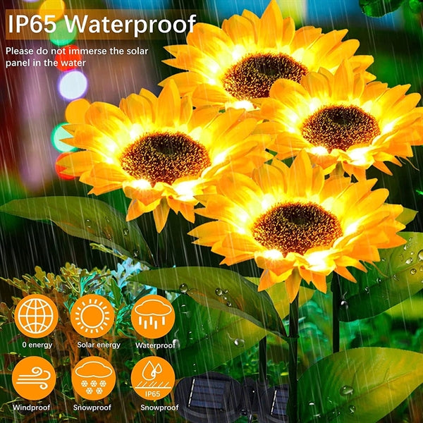 Sunflower Solar Lights