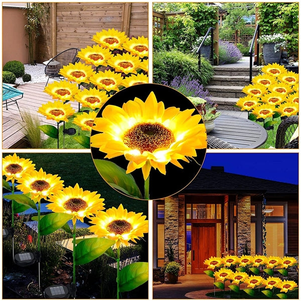 Sunflower Solar Lights