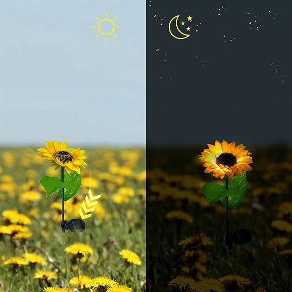 Sunflower Solar Lights