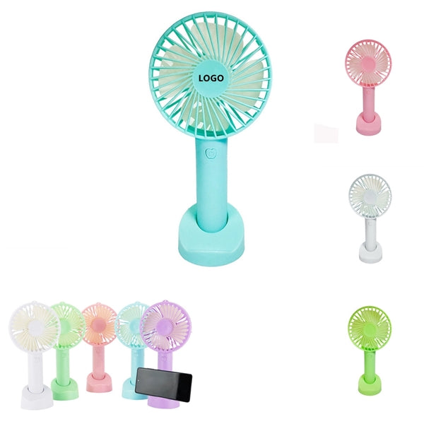 Portable Usb Fan With Phone Holder