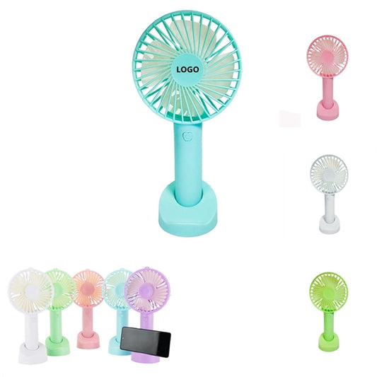 Portable Usb Fan With Phone Holder