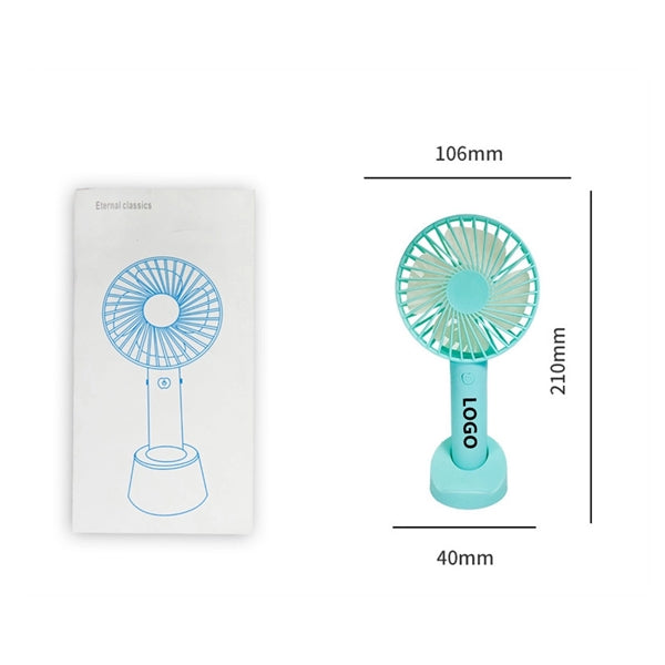 Portable Usb Fan With Phone Holder