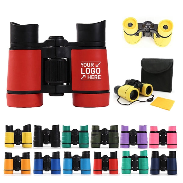 Mini Rubber Kids Binoculars