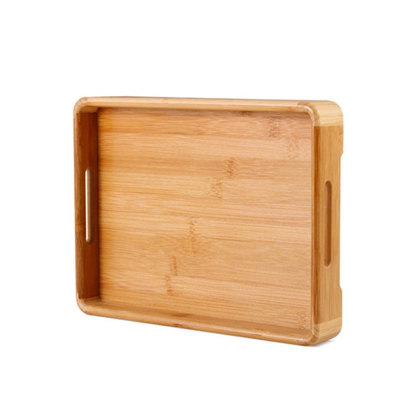 Rectangle Bamboo Tray With Handles