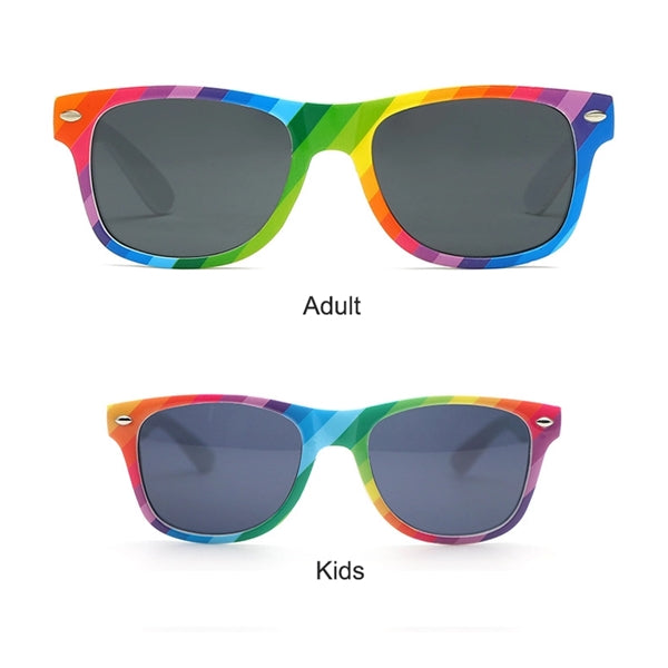 Rainbow Retro Sunglasses