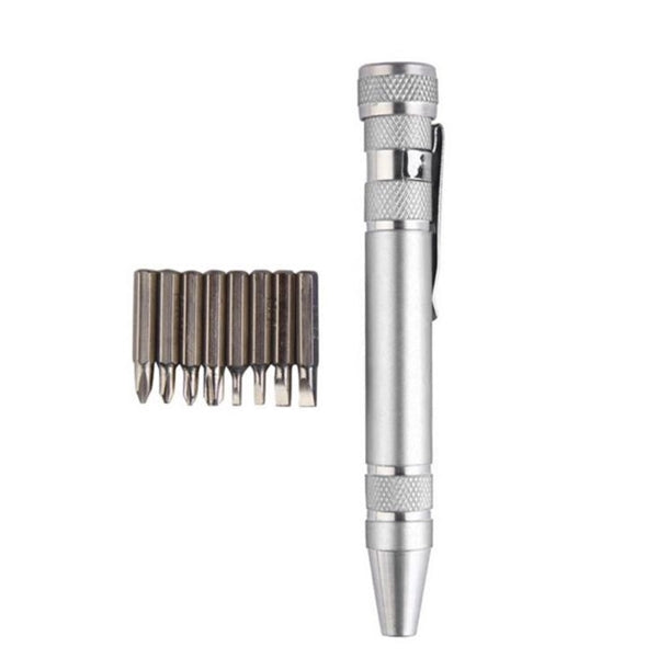 8-In-1 Aluminum Multi-Tool Kit