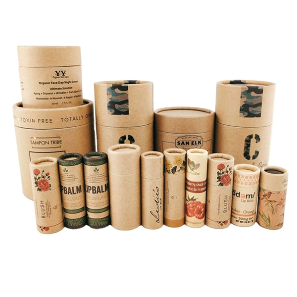 Oil Wine Bottle Cylinder Canister Tube Round Gift Box