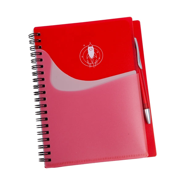 Travel Buddy Spiral Notebook (1 Color Imprint)