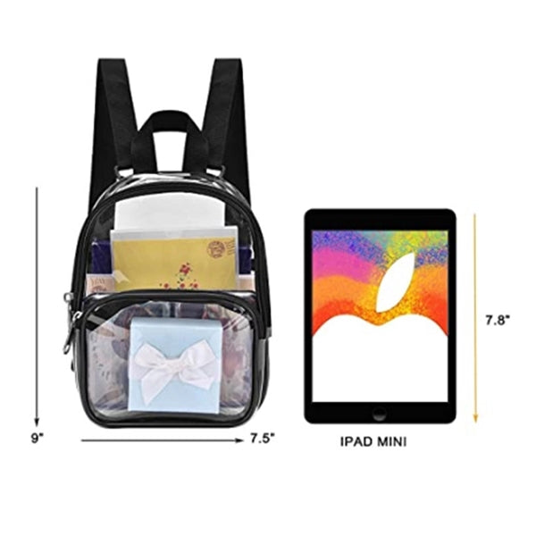 Mini Clear Backpack For School
