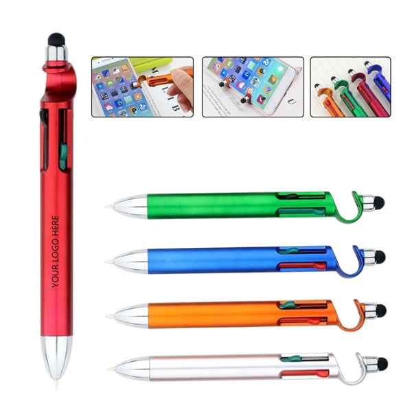 Quatro Pen With Stylus And Phone Holder