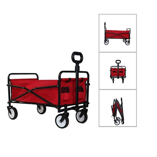 Folding Wagon Utility Outdoor Camping Garden Cart