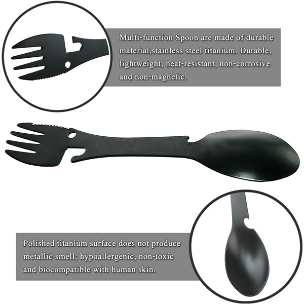 5 In 1 Multifunctional Spoon Fork Knife Bottle Can Opener