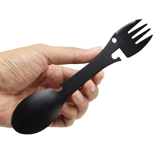 5 In 1 Multifunctional Spoon Fork Knife Bottle Can Opener