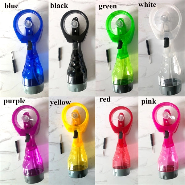 Handheld Battery Powered Water Misting Fan