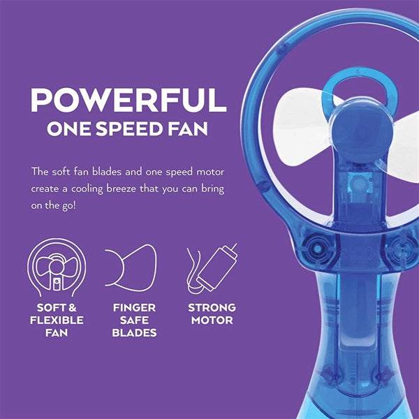 Handheld Battery Powered Water Misting Fan