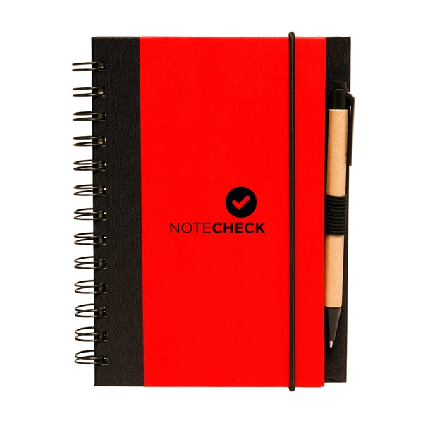 Duotone Spiral Notebook (1 Color Imprint)