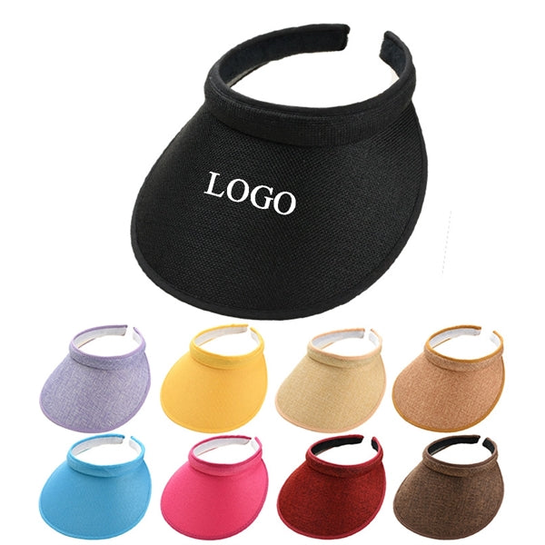 Summer Wide Brim Sun Visor Hat