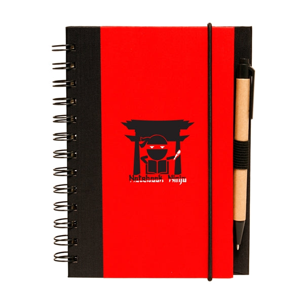 Duotone Spiral Notebook (2 Color Imprint)