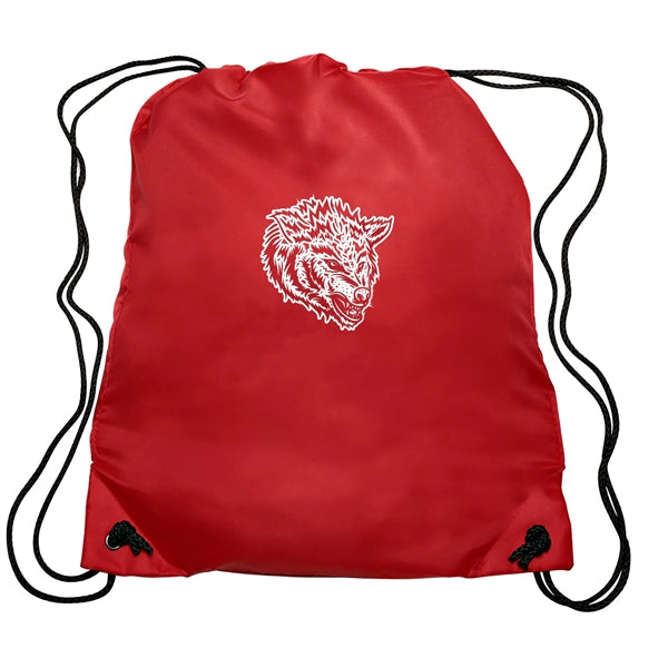 Go-Ez Polyester Drawstring Backpack (1 Color Imprint)