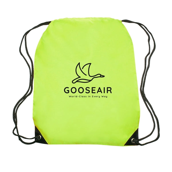 Venture Drawstring Backpack (1 Color Imprint)