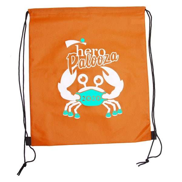 Wanderlust Non-Woven Drawstring Backpack (2 Color Imprint)