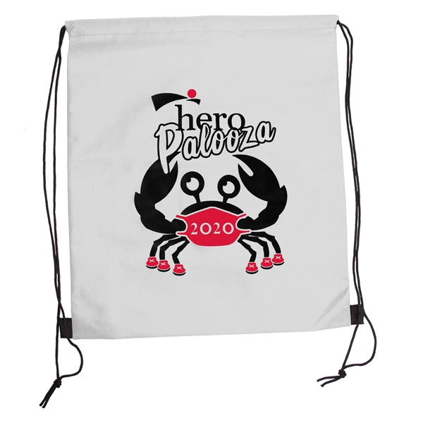 Wanderlust Non-Woven Drawstring Backpack (2 Color Imprint)